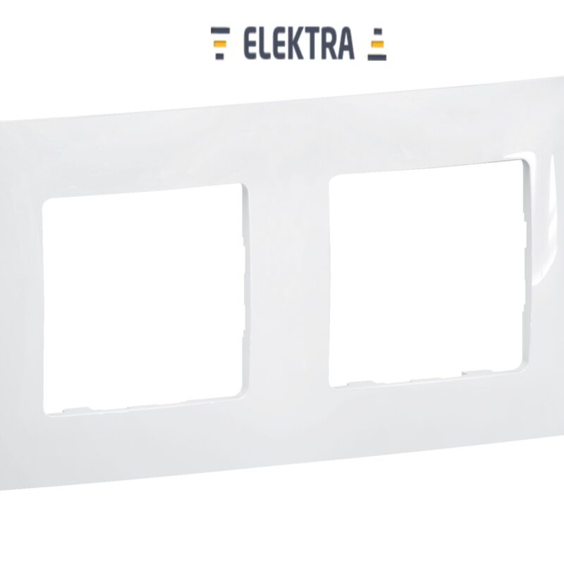 Ramka podwójna Niloe 3 Biały NP112WH LEGRAND